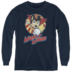 Mighty Mouse The One The Only - Youth Long Sleeve T-Shirt Youth Long Sleeve T-Shirt Mighty Mouse   