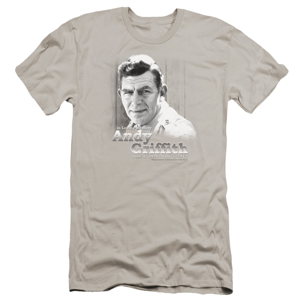 Andy Griffith In Loving Memory - Men's Premium Slim Fit T-Shirt Men's Premium Slim Fit T-Shirt Andy Griffith Show   