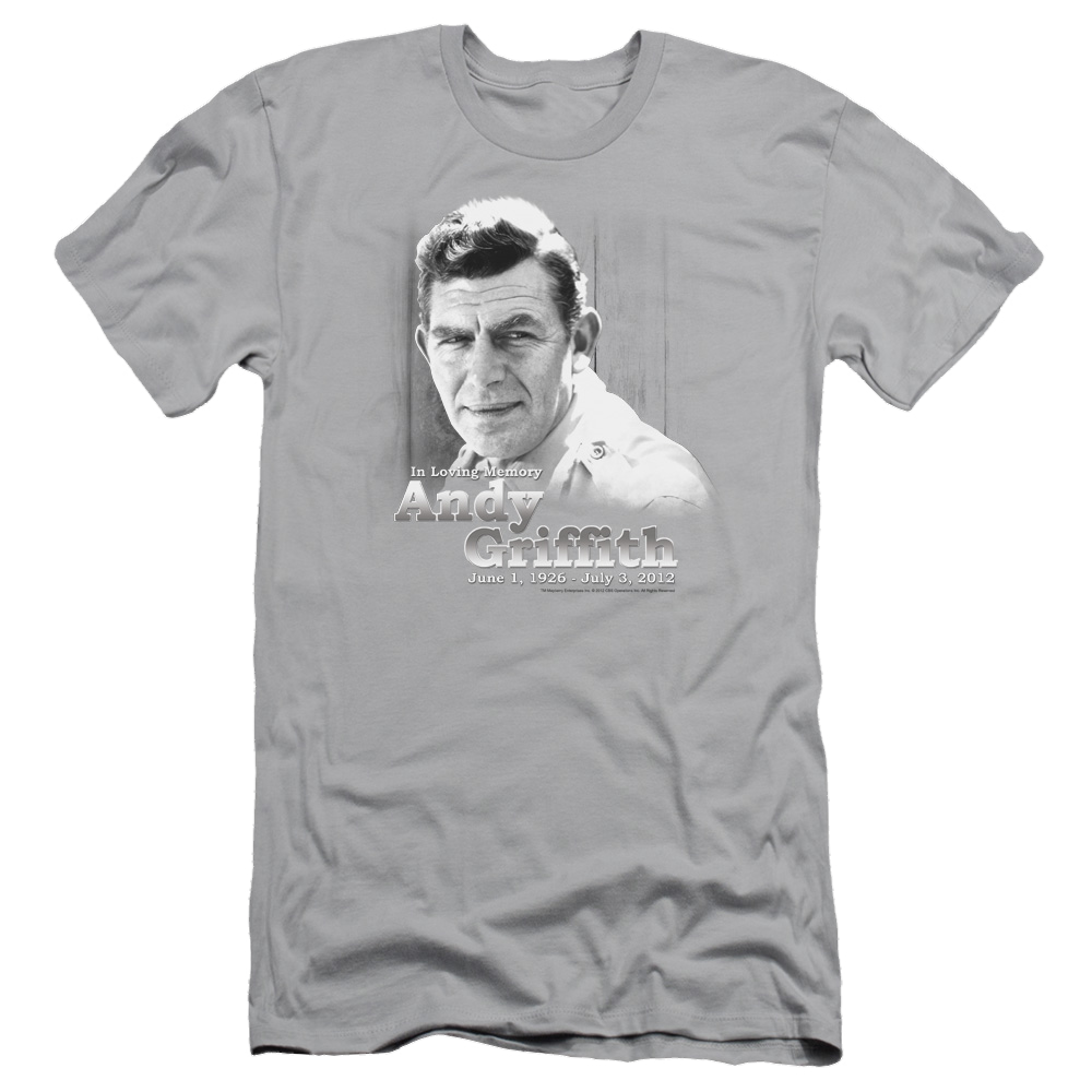 Andy Griffith In Loving Memory - Men's Slim Fit T-Shirt Men's Slim Fit T-Shirt Andy Griffith Show   