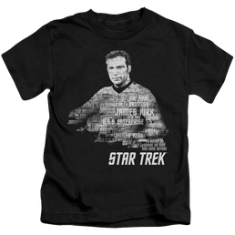 Star Trek Kirk Words Kid's T-Shirt (Ages 4-7) Kid's T-Shirt (Ages 4-7) Star Trek   