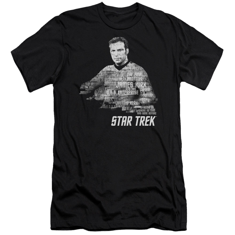 Star Trek Kirk Words Men's Premium Slim Fit T-Shirt Men's Premium Slim Fit T-Shirt Star Trek   