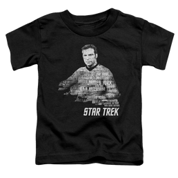 Star Trek Kirk Words Toddler T-Shirt Toddler T-Shirt Star Trek   