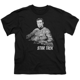 Star Trek The Original Series Kirk Words - Youth T-Shirt Youth T-Shirt (Ages 8-12) Star Trek   