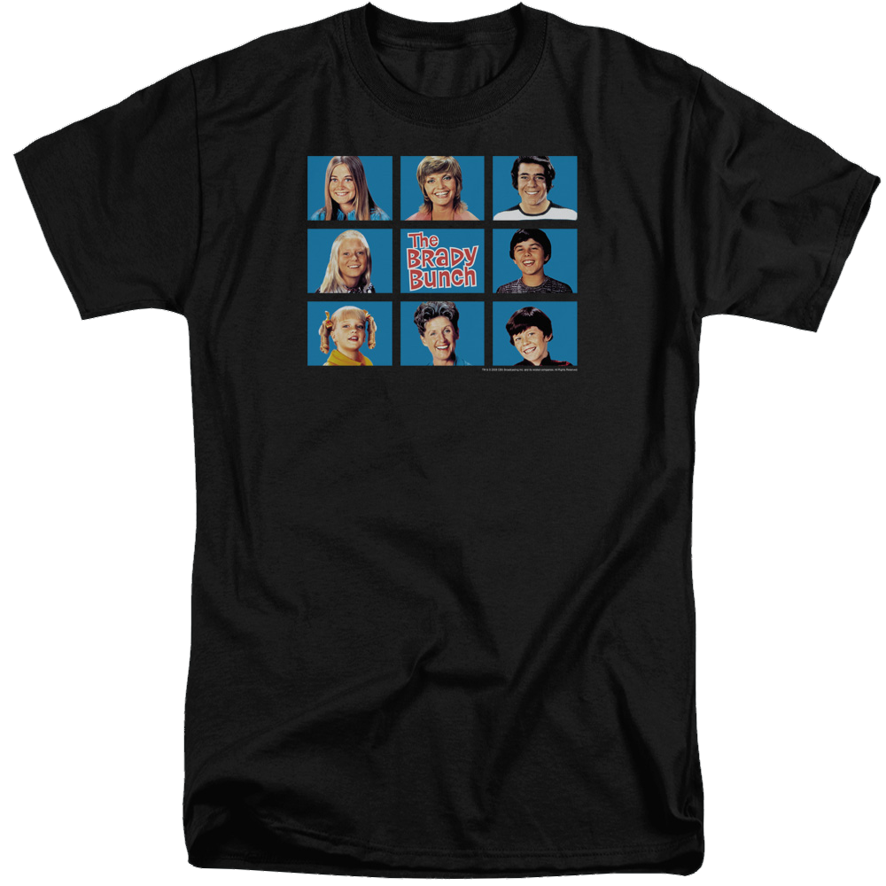Brady Bunch Framed - Men's Tall Fit T-Shirt Men's Tall Fit T-Shirt Brady Bunch   