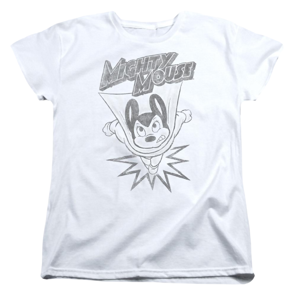 Mighty Mouse Bursting Out Women's T-Shirt Women's T-Shirt Mighty Mouse   
