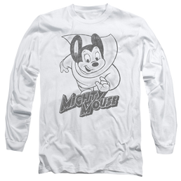 Mighty Mouse Mighty Sketch Men's Long Sleeve T-Shirt Men's Long Sleeve T-Shirt Mighty Mouse   