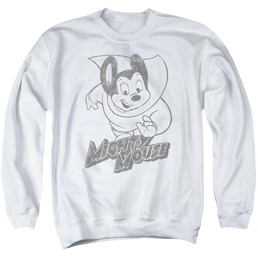 Mighty Mouse Mighty Sketch Men's Crewneck Sweatshirt Men's Crewneck Sweatshirt Mighty Mouse   