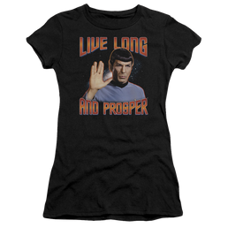 Star Trek Live Long And Prosper Juniors T-Shirt Juniors T-Shirt Star Trek   