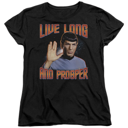 Star Trek Live Long And Prosper Women's T-Shirt Women's T-Shirt Star Trek   