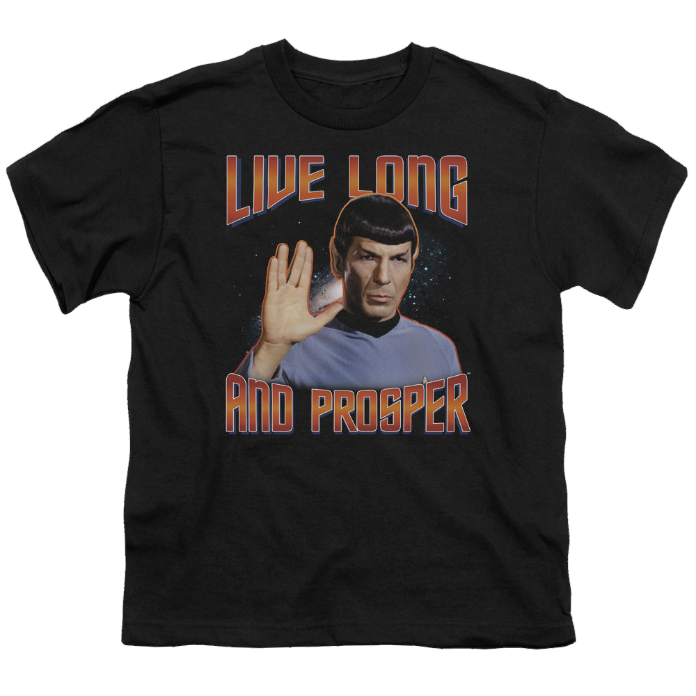 Star Trek The Original Series Live Long And Prosper - Youth T-Shirt Youth T-Shirt (Ages 8-12) Star Trek   