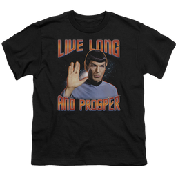 Star Trek The Original Series Live Long And Prosper - Youth T-Shirt Youth T-Shirt (Ages 8-12) Star Trek   
