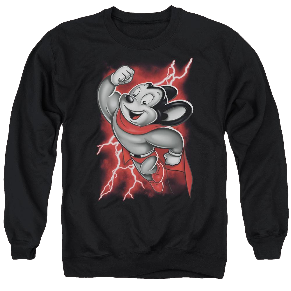Mighty Mouse Mighty Storm Men's Crewneck Sweatshirt Men's Crewneck Sweatshirt Mighty Mouse   