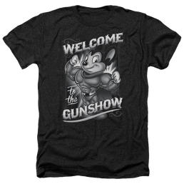 Mighty Mouse Mighty Gunshow Men's Heather T-Shirt Men's Heather T-Shirt Mighty Mouse   