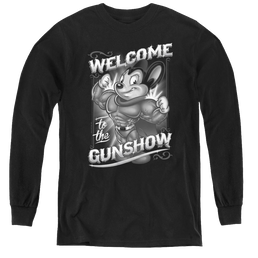 Mighty Mouse Mighty Gunshow - Youth Long Sleeve T-Shirt Youth Long Sleeve T-Shirt Mighty Mouse   