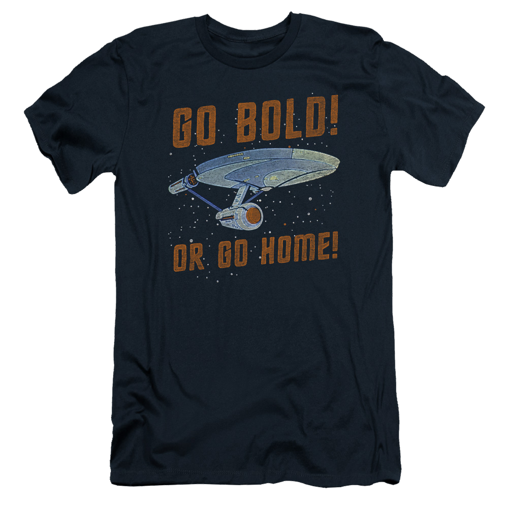 Star Trek Go Bold Men's Slim Fit T-Shirt Men's Slim Fit T-Shirt Star Trek   