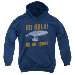 Star Trek The Original Series Go Bold - Youth Hoodie Youth Hoodie (Ages 8-12) Star Trek   