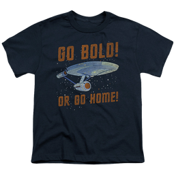 Star Trek The Original Series Go Bold - Youth T-Shirt Youth T-Shirt (Ages 8-12) Star Trek   