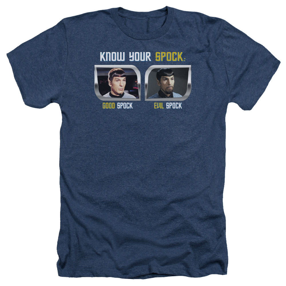 Star Trek Know Your Spock Men's Heather T-Shirt Men's Heather T-Shirt Star Trek   