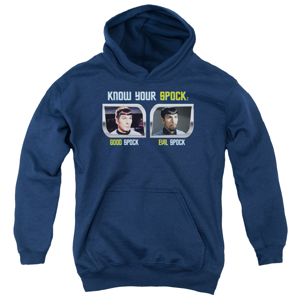 Star Trek The Original Series Know Your Spock - Youth Hoodie Youth Hoodie (Ages 8-12) Star Trek   