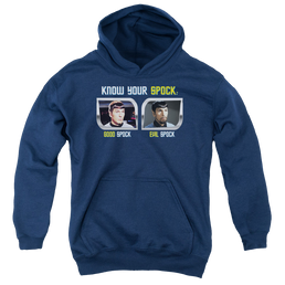 Star Trek The Original Series Know Your Spock - Youth Hoodie Youth Hoodie (Ages 8-12) Star Trek   