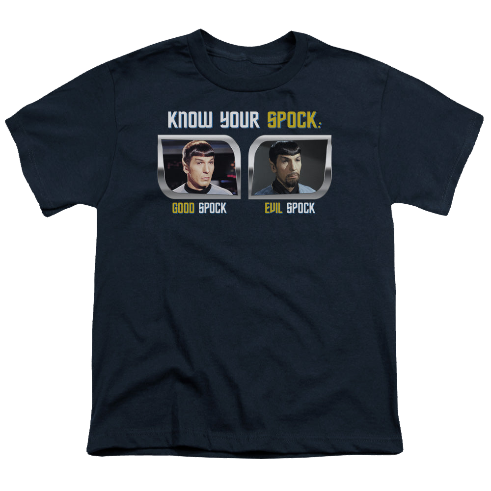 Star Trek The Original Series Know Your Spock - Youth T-Shirt Youth T-Shirt (Ages 8-12) Star Trek   