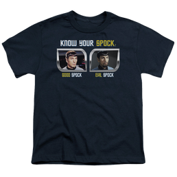 Star Trek The Original Series Know Your Spock - Youth T-Shirt Youth T-Shirt (Ages 8-12) Star Trek   