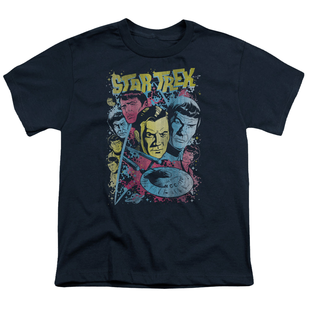 Star Trek The Original Series Classic Crew Illustrated - Youth T-Shirt Youth T-Shirt (Ages 8-12) Star Trek   