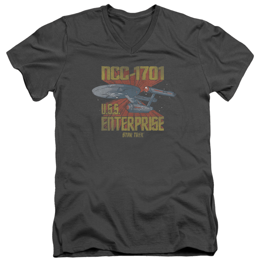 Star Trek Ncc1701 Men's V-Neck T-Shirt Men's V-Neck T-Shirt Star Trek   