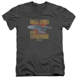 Star Trek Ncc1701 Men's V-Neck T-Shirt Men's V-Neck T-Shirt Star Trek   