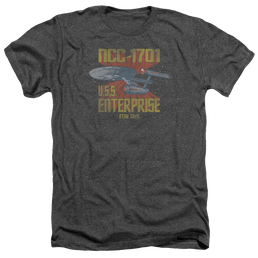 Star Trek Ncc1701 Men's Heather T-Shirt Men's Heather T-Shirt Star Trek   