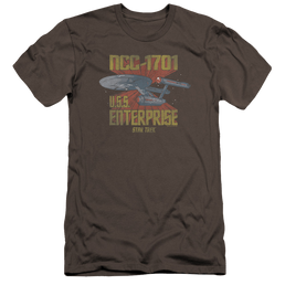 Star Trek Ncc1701 Men's Premium Slim Fit T-Shirt Men's Premium Slim Fit T-Shirt Star Trek   