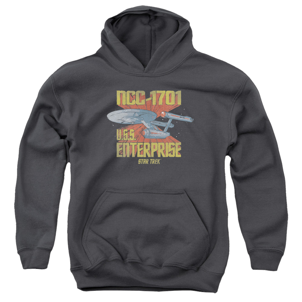 Star Trek The Original Series Ncc1701 - Youth Hoodie Youth Hoodie (Ages 8-12) Star Trek   