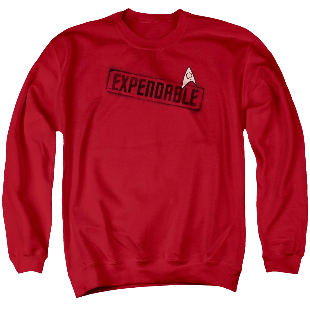 Star Trek Expendable Men's Crewneck Sweatshirt Men's Crewneck Sweatshirt Star Trek   