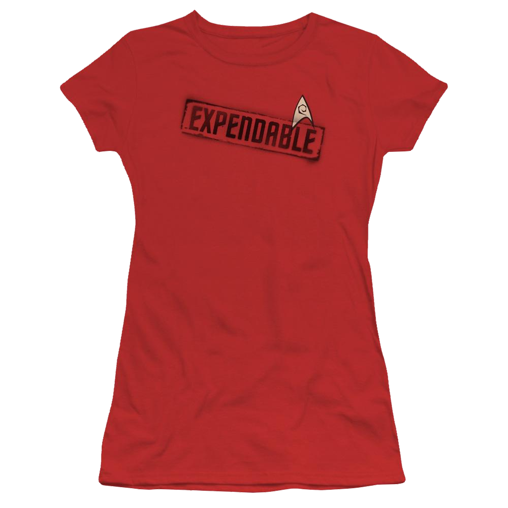 Star Trek Expendable Juniors T-Shirt Juniors T-Shirt Star Trek   
