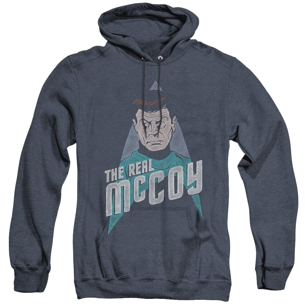 Star Trek The Original Series The Real Mccoy - Heather Pullover Hoodie Heather Pullover Hoodie Star Trek   
