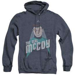 Star Trek The Original Series The Real Mccoy - Heather Pullover Hoodie Heather Pullover Hoodie Star Trek   
