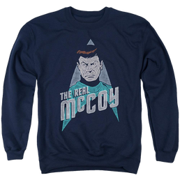 Star Trek The Real Mccoy Men's Crewneck Sweatshirt Men's Crewneck Sweatshirt Star Trek   