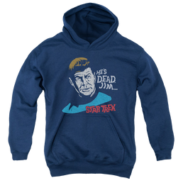 Star Trek The Original Series Hes Dead Jim - Youth Hoodie Youth Hoodie (Ages 8-12) Star Trek   