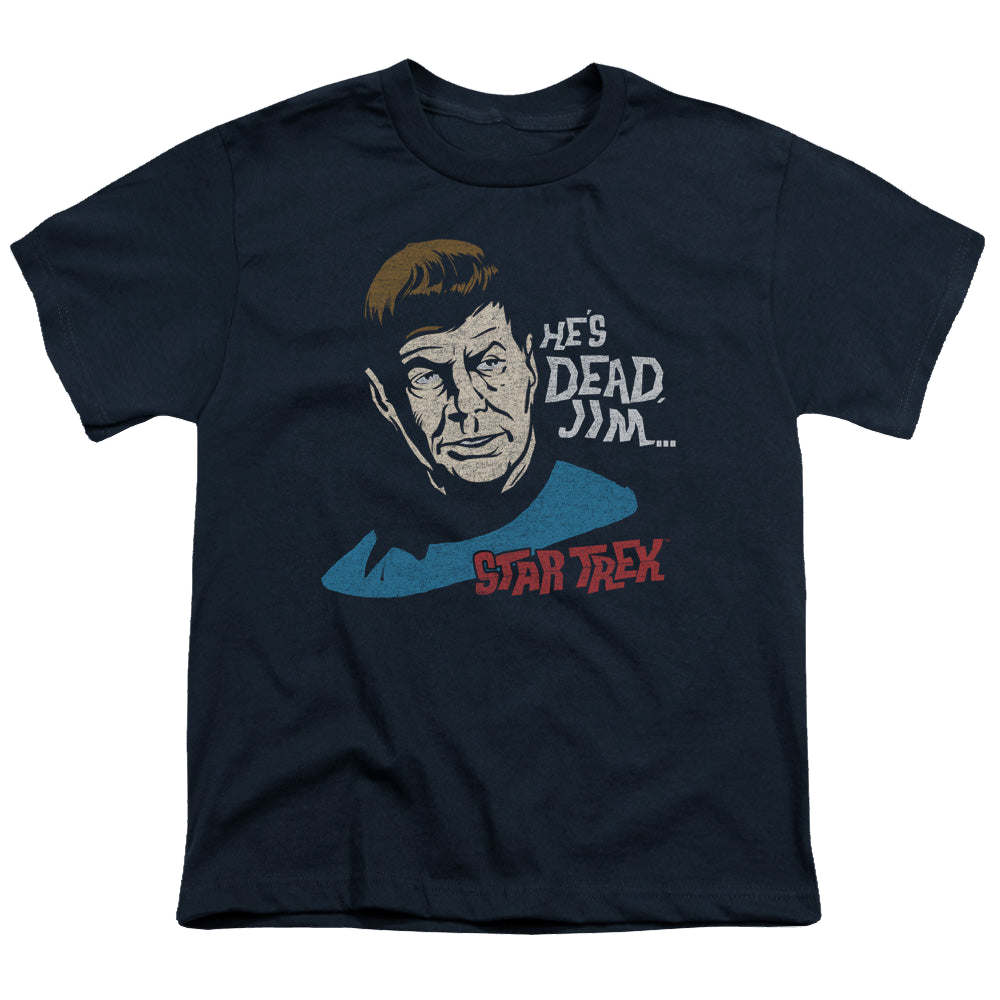 Star Trek The Original Series Hes Dead Jim - Youth T-Shirt Youth T-Shirt (Ages 8-12) Star Trek   