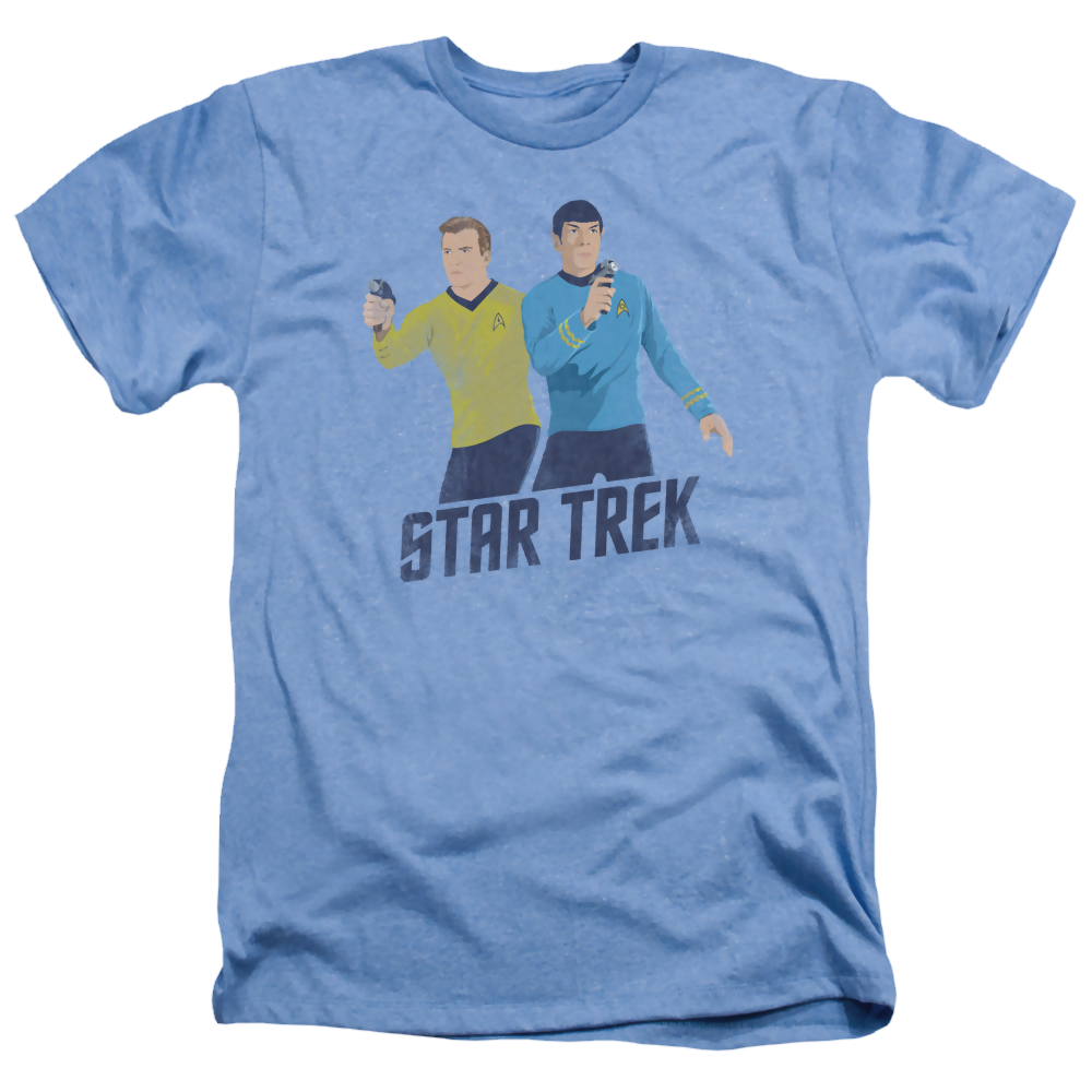 Star Trek Phasers Ready Men's Heather T-Shirt Men's Heather T-Shirt Star Trek   