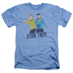Star Trek Phasers Ready Men's Heather T-Shirt Men's Heather T-Shirt Star Trek   