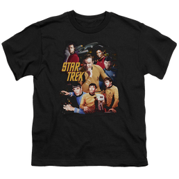 Star Trek The Original Series At The Controls - Youth T-Shirt Youth T-Shirt (Ages 8-12) Star Trek   