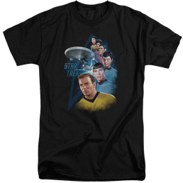 Star Trek Among The Stars Men's Tall Fit T-Shirt Men's Tall Fit T-Shirt Star Trek   