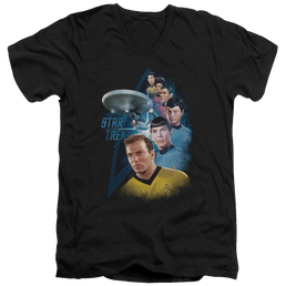 Star Trek Among The Stars Men's V-Neck T-Shirt Men's V-Neck T-Shirt Star Trek   