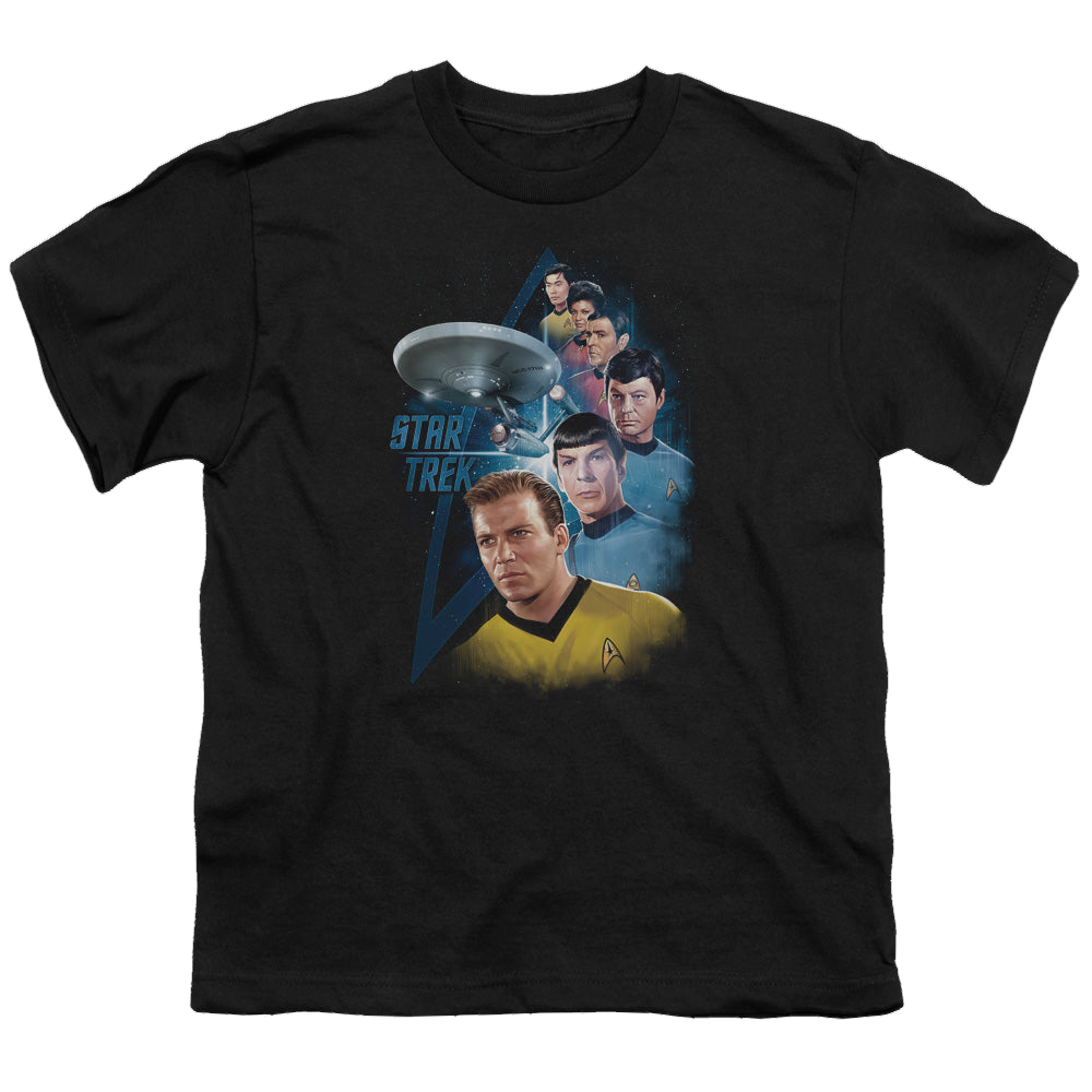 Star Trek The Original Series Among The Stars - Youth T-Shirt Youth T-Shirt (Ages 8-12) Star Trek   