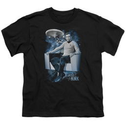 Star Trek The Original Series Captains Chair - Youth T-Shirt Youth T-Shirt (Ages 8-12) Star Trek   
