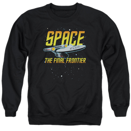 Star Trek Space Men's Crewneck Sweatshirt Men's Crewneck Sweatshirt Star Trek   