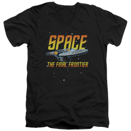 Star Trek Space Men's V-Neck T-Shirt Men's V-Neck T-Shirt Star Trek   