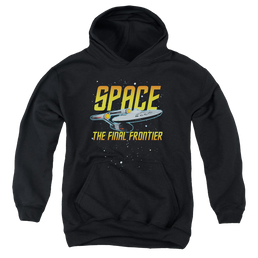 Star Trek The Original Series Space - Youth Hoodie Youth Hoodie (Ages 8-12) Star Trek   
