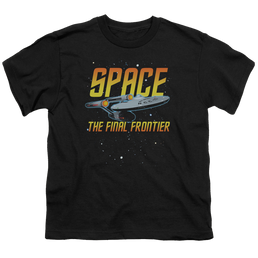 Star Trek The Original Series Space - Youth T-Shirt Youth T-Shirt (Ages 8-12) Star Trek   